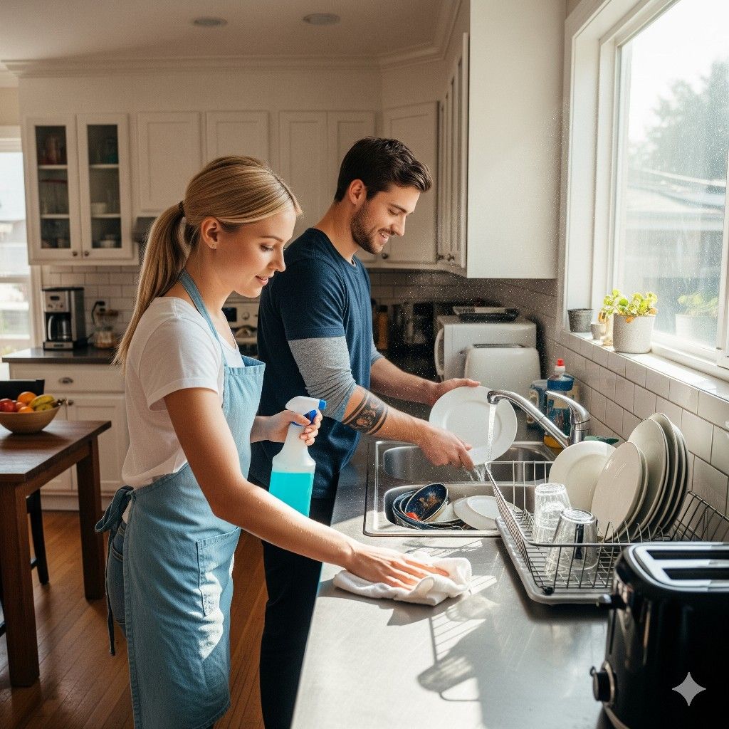 Kitchen & Bathroom Deep Cleaning